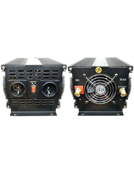 ? ¡Potencia tu viaje! Inversor 24V a 230V - 2000W en AutoAcc.es ?✨
