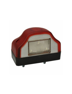 Piloto de led para matrícula trasera, color rojo