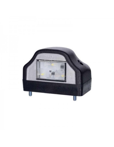 Piloto de led para matrícula trasera, color negro