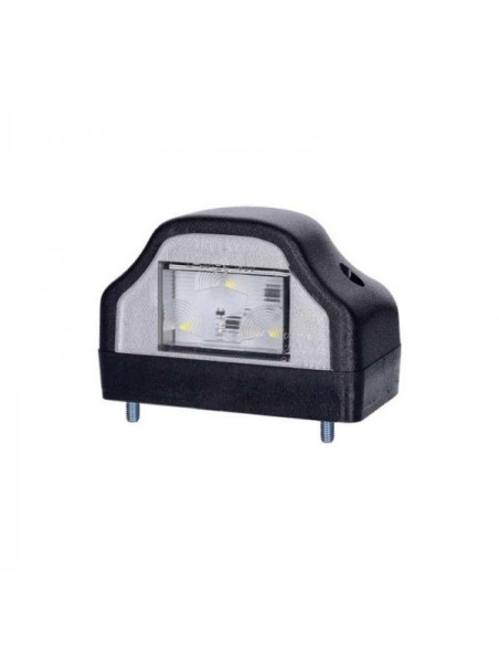 Piloto de led para matrícula trasera, color negro