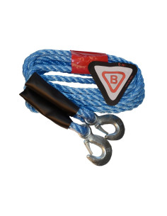 Cuerda elástica "alta calidad" tipo DMC de 5 metros para remolque, para máximo de peso de 2.500 kg