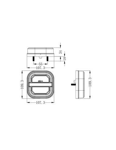 Piloto Trasero LED Neon2 L2416: Seguridad y Visibilidad Óptima para Todo Tipo de Vehículos