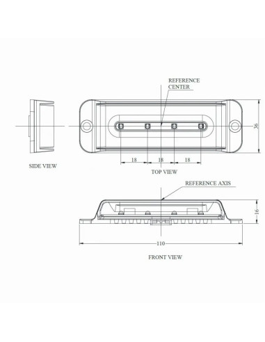 ? ¡Lámpara Estroboscópica Azul 4 LEDs! Potencia y Seguridad en AutoAcc.es ??