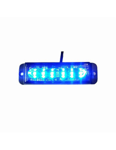 ? Luz Estroboscópica LED Azul 6 Leds - ¡Potencia y Seguridad! ??