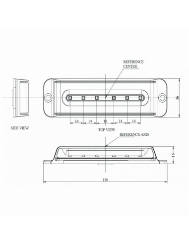 ? Luz Estroboscópica LED Azul 6 Leds - ¡Potencia y Seguridad! ??