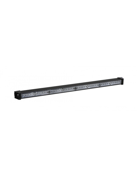 Barra de advertencia de led ámbar 12/24V 36 leds 30W, 6 modos flash, 628x35mm.