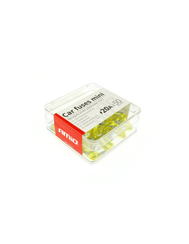 Caja con mini fusibles de 20A (contiene 50 uds.)