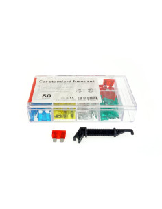 Kit de 80 fusibles estándar surtidos