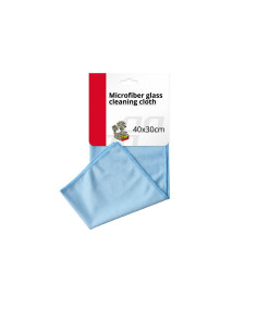 Bayeta de microfibra para limpieza y abrillantado de cristales (30 x 40 cm.)