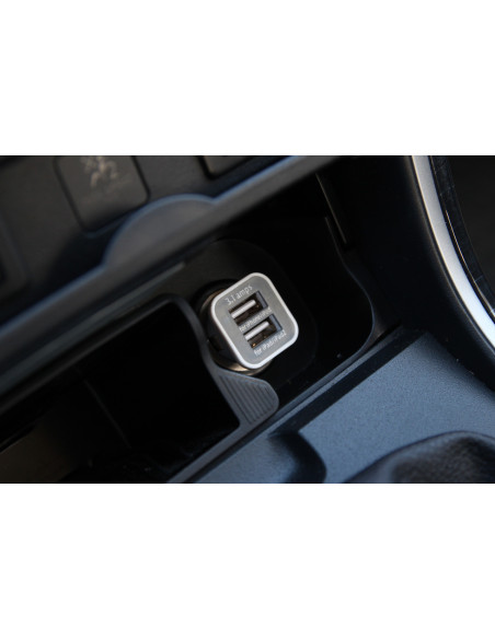 Cargador de Móvil USB para mechero 2xUSB 3.1A