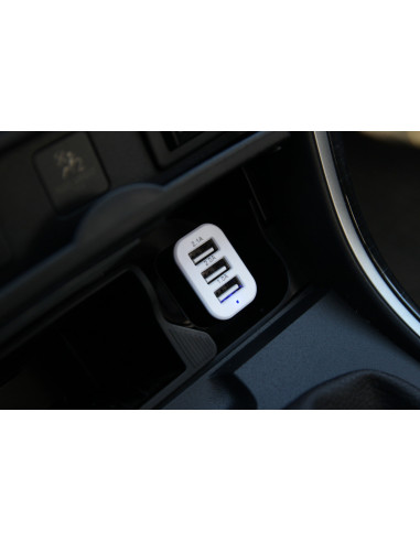 Cargador de Móvil USB para mechero 3xUSB 5.1A