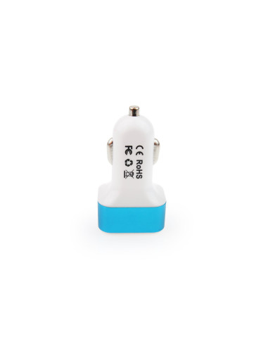 Cargador para móvil 2xUSB + comprobador de batería