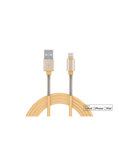 Cable aluminio Lightning Iphone - USB 100cm Full L