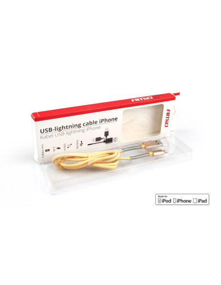 Cable aluminio Lightning Iphone - USB 100cm Full L