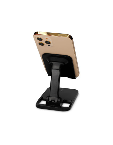Soporte de escritorio ATZ automotive para móvil y tablet: Rotación 360°, Regulable en Negro | AutoAcc.es