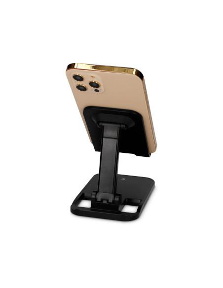 Soporte de escritorio ATZ automotive para móvil y tablet: Rotación 360°, Regulable en Negro | AutoAcc.es