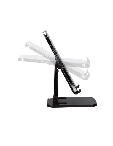 Soporte de escritorio ATZ automotive para móvil y tablet: Rotación 360°, Regulable en Negro | AutoAcc.es