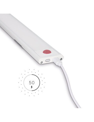 Luz LED ATZ Automotive: 30 cm, Sensor de Movimiento, 150lm, 40 LEDs, Batería de Litio 1.200mAh Recargable en AutoAcc.es