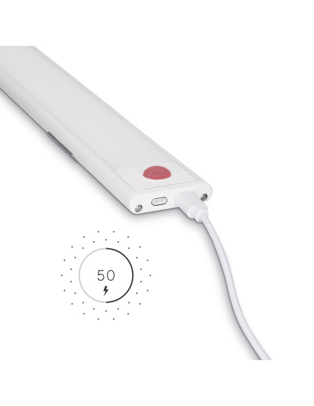 Luz LED ATZ Automotive de 60 cm con Sensor de Movimiento y Batería Recargable de 1.800mAh - AutoAcc.es