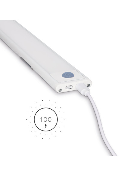 Luz LED ATZ Automotive de 60 cm con Sensor de Movimiento y Batería Recargable de 1.800mAh - AutoAcc.es