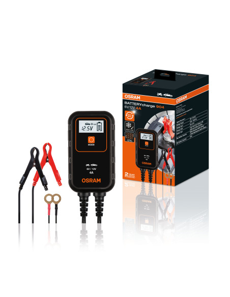 Osram BATTERYcharge 904, Cargador y mantenedor inteligente de batería