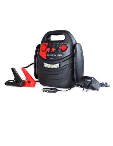 Arrancador + Cargador de baterías 4 en 1 (12V, 900A)