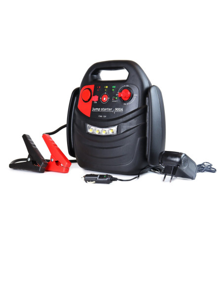 Arrancador + Cargador de baterías 4 en 1 (12V, 900A)
