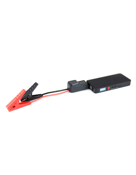Arrancador + cargador portátil de baterías con Powerbank (12V, 12Ah, 800A)