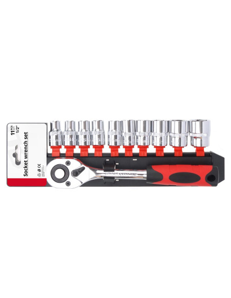 Kit de 11 llaves de copa (1/2" 10-24mm)