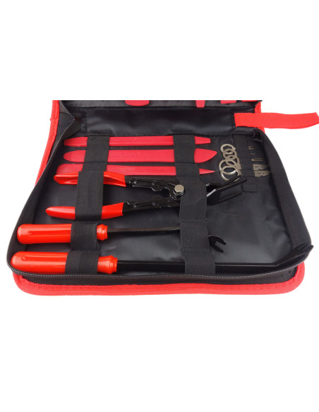 Kit de extracción de tapicerías (16 piezas)