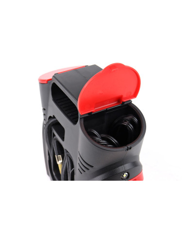 Compresor de aire 12V para coche con manómetro digital y linterna led