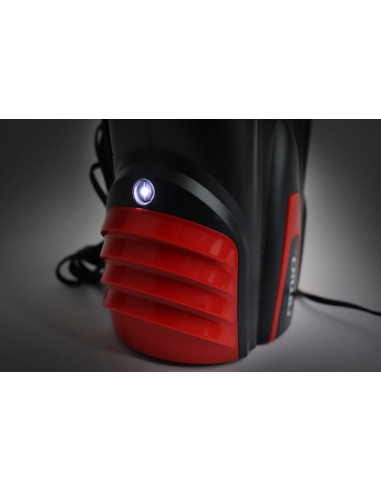 Compresor de aire 12V para coche con manómetro digital y linterna led