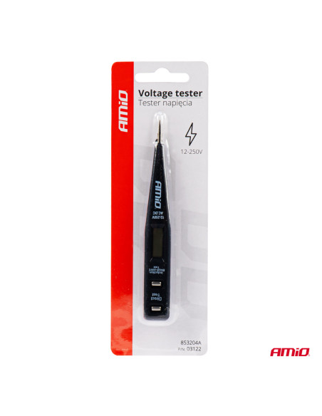 ? Comprobador de Voltaje Digital 12-250V - ¡Seguridad y Precisión! ⚡