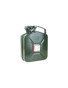 Bidón metálico de gasolina, capacidad 5 litros