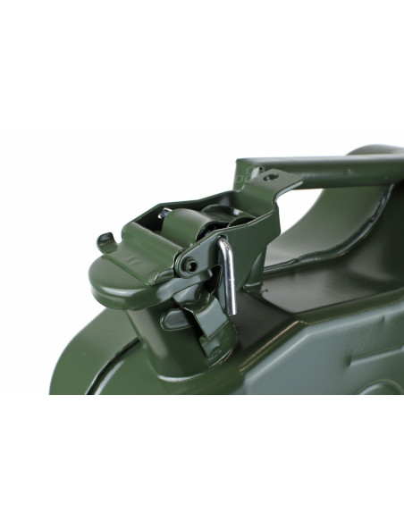 Bidón metálico de gasolina, capacidad 10 litros