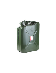 Bidón metálico de gasolina, capacidad 20 litros