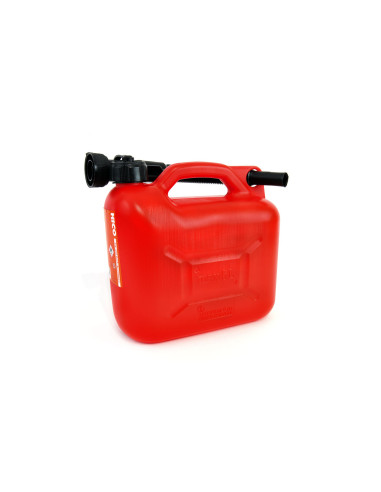 Bidón de gasolina con surtidor, capacidad 5 litros