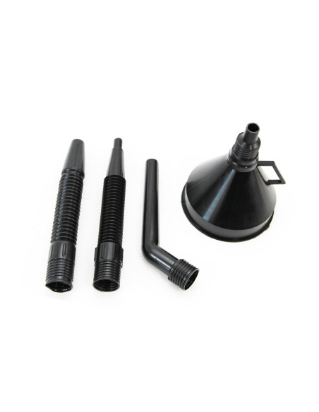 Embudo de plástico de cuatro piezas