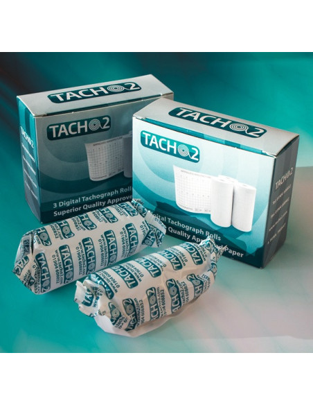 Papel térmico para tacógrafos digitales (caja con 3 rollos)