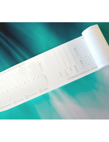 Papel térmico para tacógrafos digitales (caja con 3 rollos)