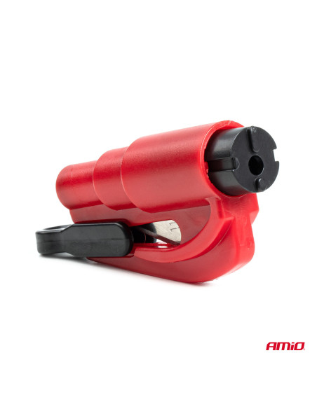 ? Herramienta 2 en 1: Martillo Rompevidrios y Cortador de Cinturón ?️