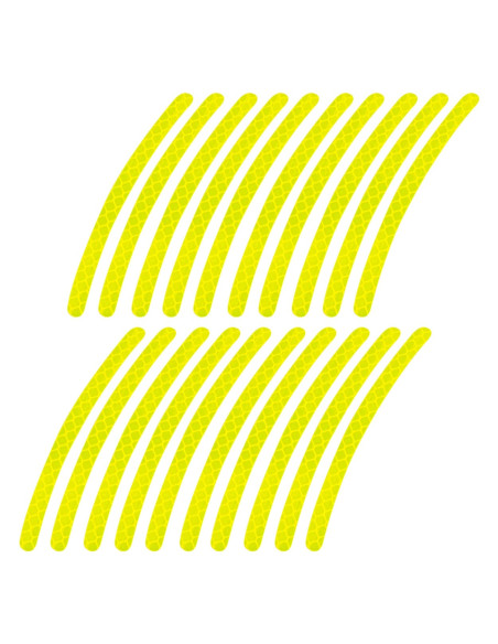 ? Mejora tu Seguridad: Pegatinas Reflectantes para Neumáticos (x20) ?