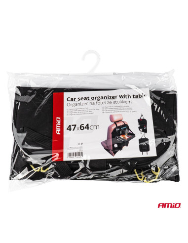 ¡Organiza tu Coche! ?✨ Mesa y Almacenaje en Uno - AutoAcc.es