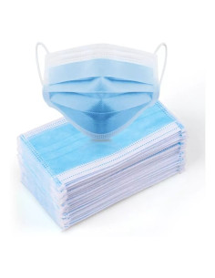 Caja de 50 mascarillas quirúrgicas desechables homologadas. Filtro de 3 capas. Válidas como protección contra COVID-19 2