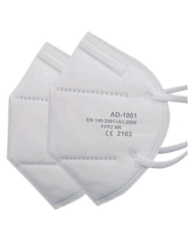 Mascarilla de protección FFP2 (EN149:2001+A1:2009), homologación europea CE
