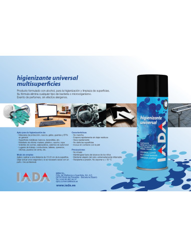 Spray desinfectante universal multisuperficies (Bote de 520 ml.)