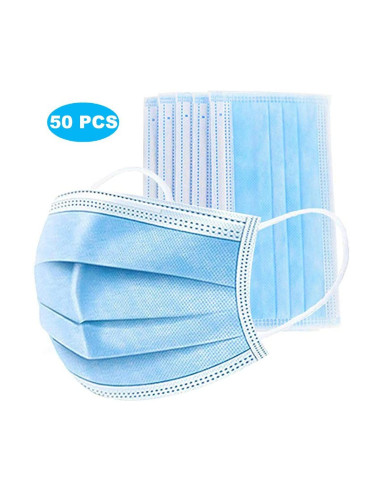 Mascarillas quirúrgicas tipo IIR, pack 50 uds