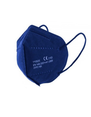 Mascarilla FFP2 con homologación CE, color azul