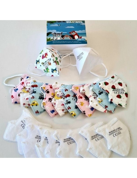 Mascarilla FFP2 infantil, con dibujos