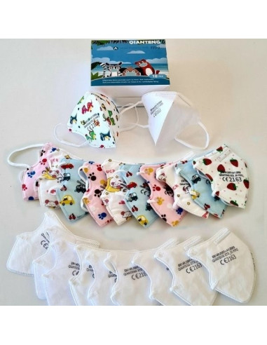Mascarilla FFP2 infantil, sin dibujos